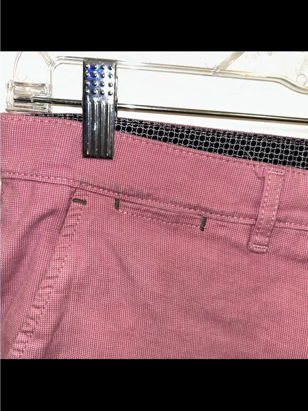 Ted Baker Dusty Rose Cotton Flat-Front Shorts